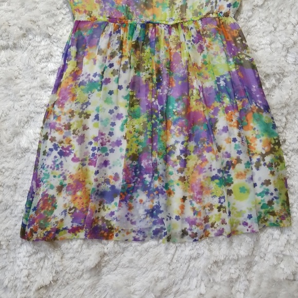 ECI Floral Print Chiffon Dress - Picture 5 of 6